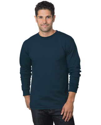 5060 Bayside Adult Long-Sleeve Cotton Tee in Dark navy