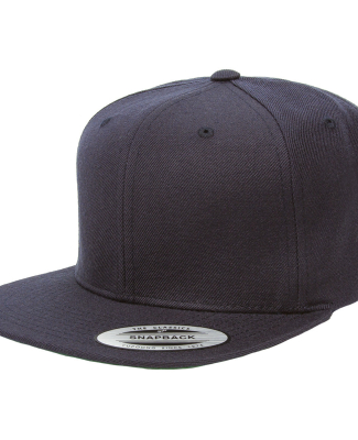 6089M Yupoong Classic Snapback Cap GREEN Under Bil in Dark navy