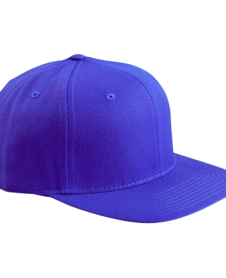 6089M Yupoong Classic Snapback Cap GREEN Under Bil in Royal blue