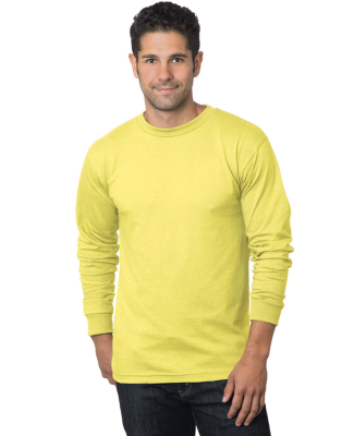 6100 Bayside Adult Long-Sleeve Cotton Tee in Yellow