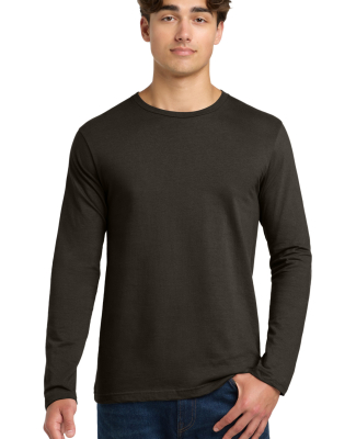 64400 Gildan Adult Softstyle Long-Sleeve T-Shirt in Dark chocolate