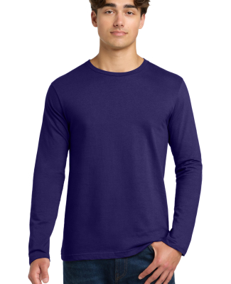 64400 Gildan Adult Softstyle Long-Sleeve T-Shirt in Fan dark purple