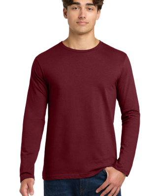64400 Gildan Adult Softstyle Long-Sleeve T-Shirt in Garnet