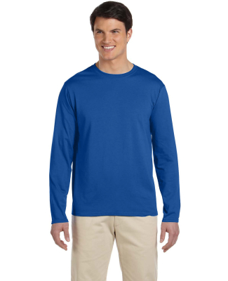 64400 Gildan Adult Softstyle Long-Sleeve T-Shirt in Royal
