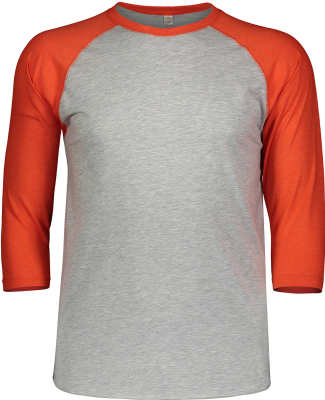 6930 LA T Adult Vintage Baseball T-Shirt in Vintage heather/ vintage orange