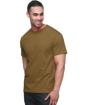 B5000 Bayside Adult Jersey Cotton Tee in Coyote Brown