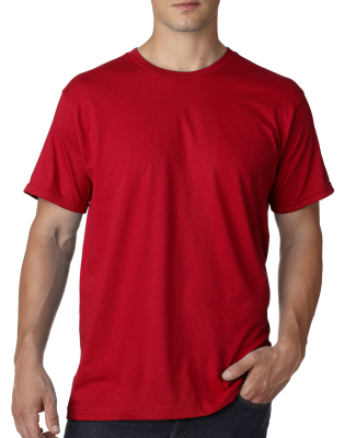 B5000 Bayside Adult Jersey Cotton Tee in Red