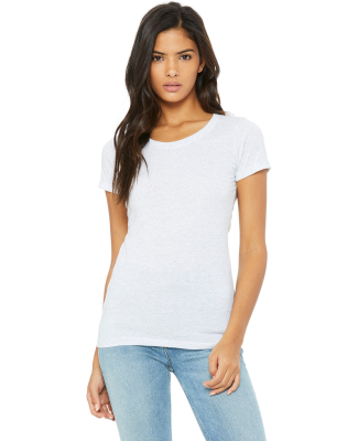 BELLA 8413 Womens Tri-blend T-shirt in White fleck triblend