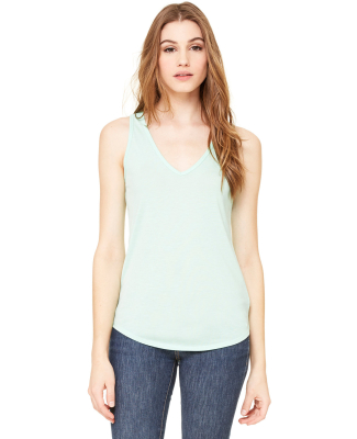 BELLA 8805 Womens Flowy Tank Top in Mint