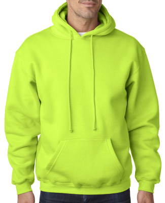 B960 Bayside Cotton Poly Hoodie S - 6XL  in Lime Green