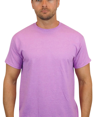 Gildan 5000 G500 Heavy Weight Cotton T-Shirt in Heather radiant orchid