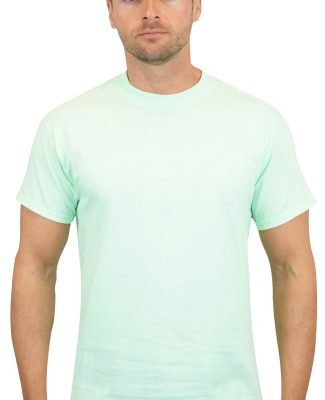Gildan 5000 G500 Heavy Weight Cotton T-Shirt in Mint green