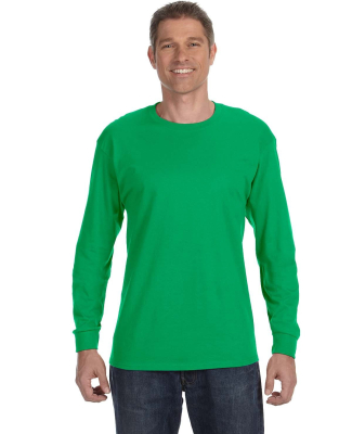 5400 Gildan Adult Heavy Cotton Long-Sleeve T-Shirt in Irish green