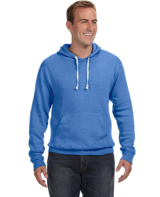 J8871 J-America Adult Tri-Blend Hooded Fleece in Cool royal triblend