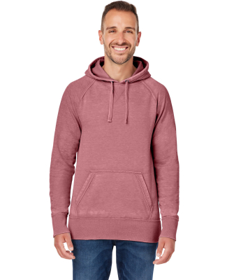 J8915 J-America Adult Vintage Zen Hooded Pullover  in Rose