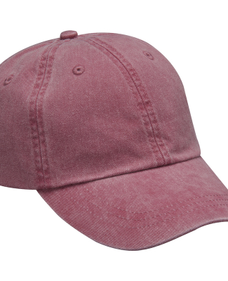 Adams LP101 Twill Optimum Dad Hat in Nautical red
