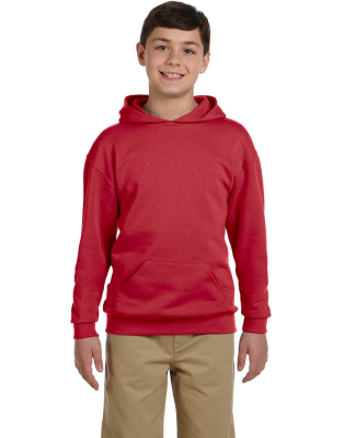 996Y JERZEES® NuBlend™ Youth Hooded Pullover Sw in True red