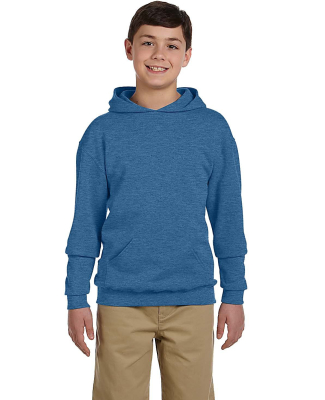 996Y JERZEES® NuBlend™ Youth Hooded Pullover Sw in Vintage heather blue
