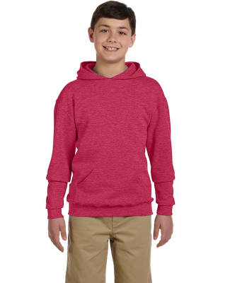 996Y JERZEES® NuBlend™ Youth Hooded Pullover Sw in Vintage heather red