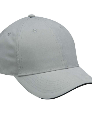 PE102 Adams Polyester Performer Cap in Grey/ black