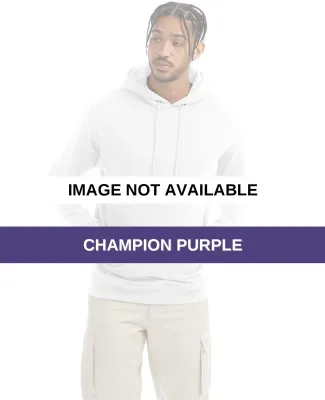 S700 Champion Logo 50/50 Pullover Hoodie Champion Purple