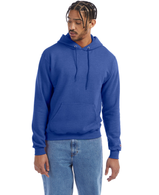 S700 Champion Logo 50/50 Pullover Hoodie in Royal blue heather