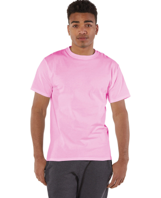 T425 Champion Adult Short-Sleeve T-Shirt T525C in Pink Candy
