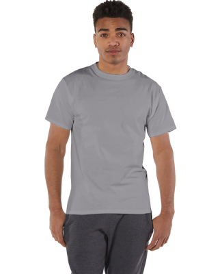 T425 Champion Adult Short-Sleeve T-Shirt T525C in Stone Grey
