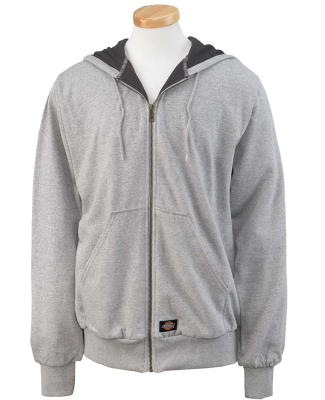 TW382 Dickies Adult Thermal-Lined Hooded Fleece Ja in Ash gray