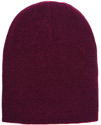 Y1500 Yupoong Heavyweight Knit Cap in Maroon