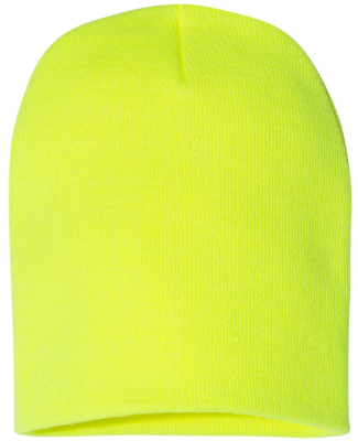Y1500 Yupoong Heavyweight Knit Cap in Safety yellow