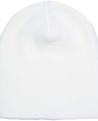 Y1500 Yupoong Heavyweight Knit Cap in White