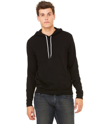 BELLA+CANVAS 3719 Unisex Cotton/Polyester Pullover in Black