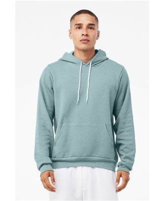 BELLA+CANVAS 3719 Unisex Cotton/Polyester Pullover in Heather blue lagoon