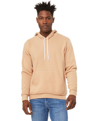 BELLA+CANVAS 3719 Unisex Cotton/Polyester Pullover in Heather sand dune