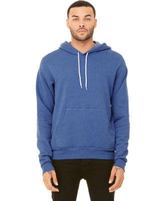 BELLA+CANVAS 3719 Unisex Cotton/Polyester Pullover in Heather true royal