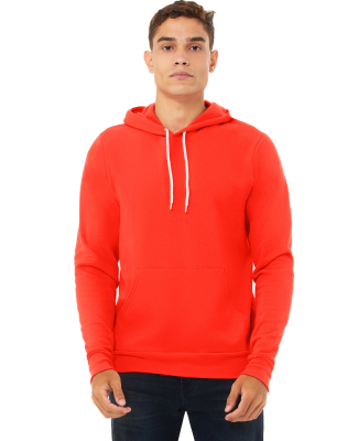BELLA+CANVAS 3719 Unisex Cotton/Polyester Pullover in Poppy