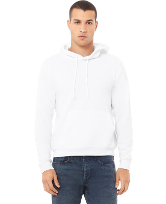 BELLA+CANVAS 3719 Unisex Cotton/Polyester Pullover in White