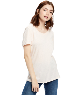 US115 US Blanks Relaxed Boyfriend Tee in Light rose pink