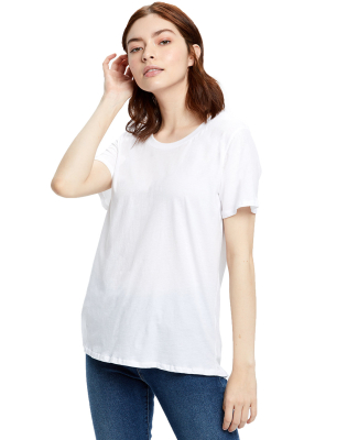 US115 US Blanks Relaxed Boyfriend Tee in White