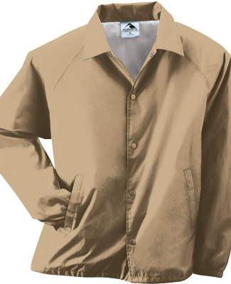 3100 Augusta Sportswear Nylon Coach's Jacket - Lin in Khaki