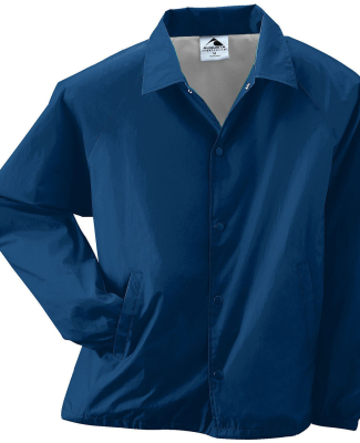 3100 Augusta Sportswear Nylon Coach's Jacket - Lin in Navy