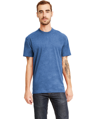 Next Level 6410 Men's Premium Sueded Crew  in Heather cool blue