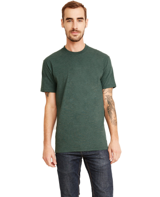 Next Level 6410 Men's Premium Sueded Crew  in Heather forest green