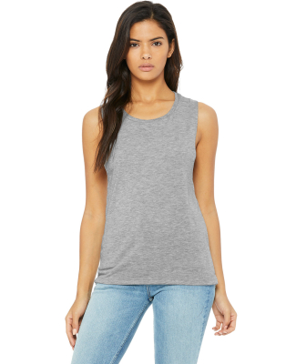 BELLA+CANVAS B8803  Womens Flowy Muscle Tank in Athletic heather