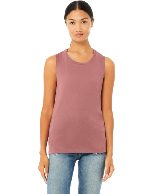 BELLA+CANVAS B8803  Womens Flowy Muscle Tank in Mauve