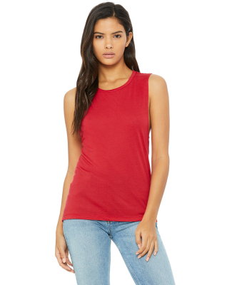 BELLA+CANVAS B8803  Womens Flowy Muscle Tank in Red