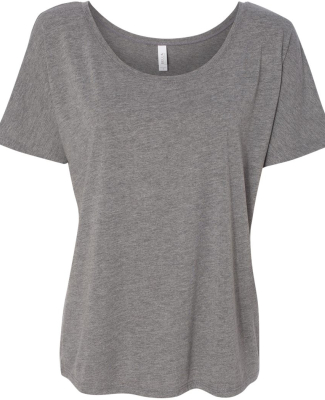 BELLA 8816 Womens Loose T-Shirt in Grey triblend