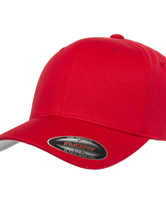 Flexfit V-Flex 5001 Twill / Structured Mid-Profile in Red