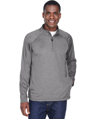 DG440 Devon & Jones Men's Stretch Tech-Shell Compa in Dark grey heather